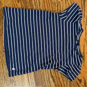 Joules Classic Blue and White Striped Top